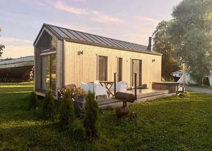 Eco Houses With A Hot Tub And Sauna